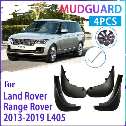 4 PCS Car Mud Flaps for Land Rover Range Rover 2013~2019 L405 2014 2015 Mudguard Splash Guards Fender Mudflaps Auto Accessories
