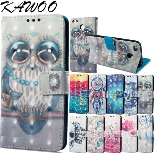 3D Patterned Luxury PU Leather Wallet Card Slots Case Cover For Xiaomi Mix 2S Mi A1 Redmi 5 Plus 4A 4X Note 5A Phone Case Coque