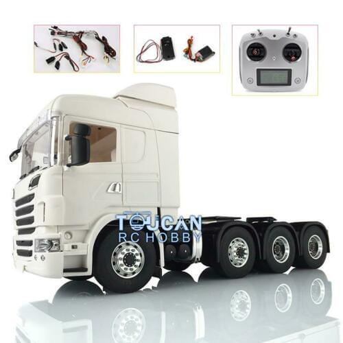 1/14 Sca Metal 8*8 LESU Chassis Hercules R730 Cab Tractor Truck Radio Light THZH0674-SMT3