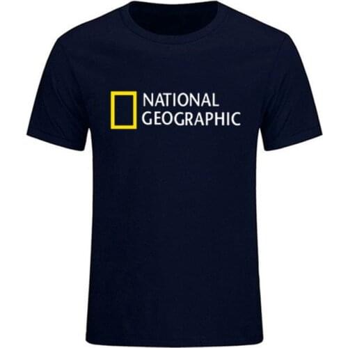 National Geographic T shirt Fashion Hot Selling T-shirt Discovery Expedition Sitcoms Men Male Man Short Sleeve Cotton T-shirt