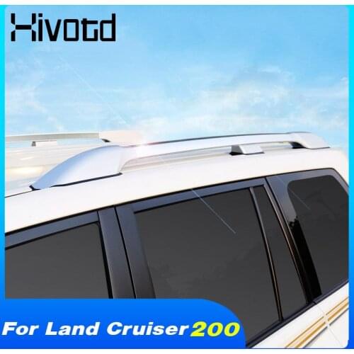 Hivotd Roof Rack Bars Car Modification Luggage Carrier Rails Exterior Decoration Accessories For Toyota Land Cruiser 200 2020