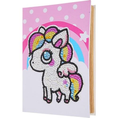Art Special Shaped Diamond Painting Photo Album Unicorn Fotoalbum Diamond Embroidery Mosaic Holiday Cards Birthday Gift for Kids