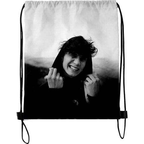 JADEN HOSSLER merch 3D Merch Fashion Style Student Shoulder Storage Bag Drawstring Travel Beach Backpack Toys Shoes