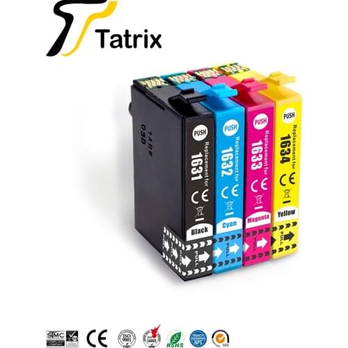 Tatrix 16XL T1631 T1632 T1633 T1634 Premium Color Compatible Inkjet Ink Cartridge for Epson WorkForce WF-2510WF WF-2540WF