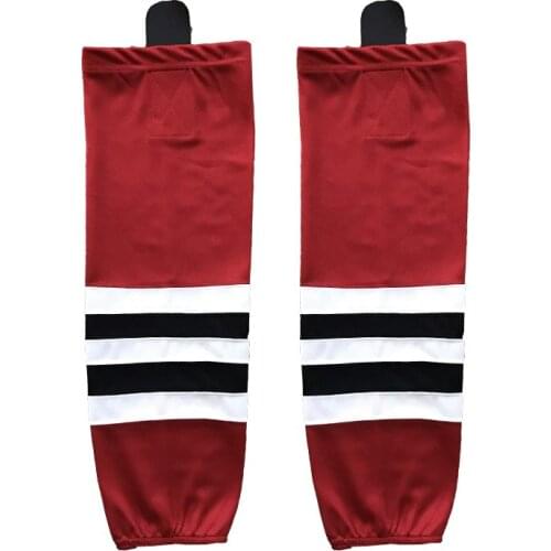 Cool hockey 100% Polyester Ice Hockey Socks Cheap Shin Guards For Team XW003 high quality men women sport