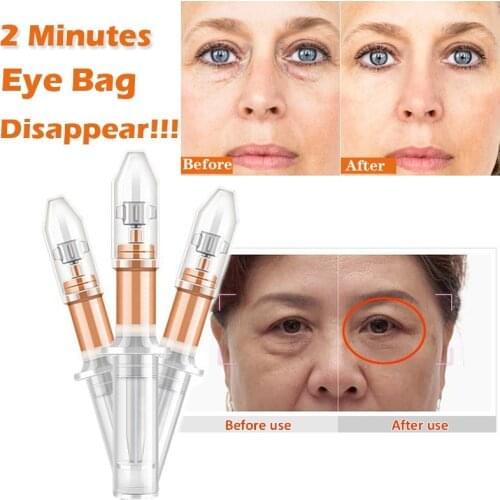 2 Minutes Instantly Eye Bag Removal Cream Long Lasting Effect Puffiness Wrinkles Fine Lines Remove Eye Cream for Women Men