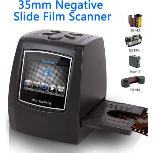 MINI 5MP 35mm Negative Film Scanner Negative Slide Photo film Converts USB Cable LCD Slide 2.4" TFT for Picture