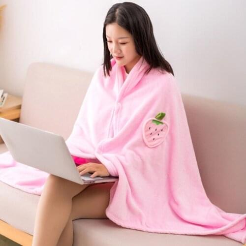 Cold Office Blanket Cute Style Car Warm Clothing Blanket Fashion Convenient Bedding Multifunction Nighttime Get Up Blanket F0299