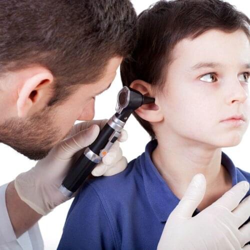 Professional Ear Care Appliance Used for Diagnostic Ear Health Otoscope Halogen Light Medical Ear Otoscope