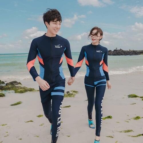 Rash Shirt Women Surfing Clothes Guard Swimsuit With Sleeves Long Sleeve Bathing Suit Men Split Sports Training Covering