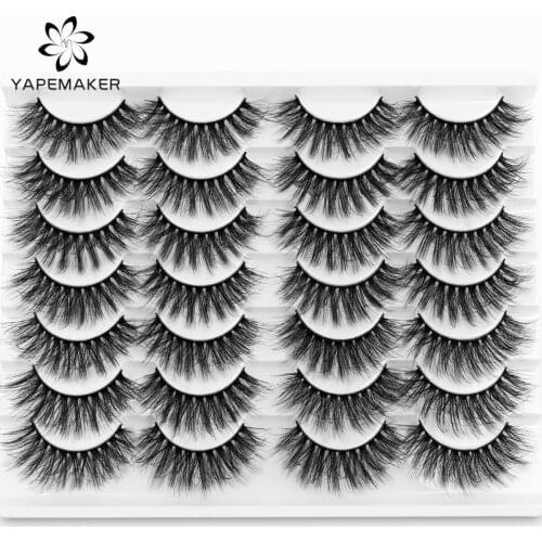 5/10Pairs 3D Faux Mink Eyelashes Natural Thick Long False Eyelashes Dramatic Fake Lashes Makeup Extension Eyelashes maquiagem