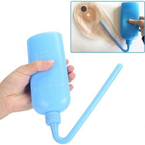 Feminine Hygiene Product 230ml Plastic Portable Colostomy Bag Cleaning Bottle Washing Tool Accessory Feminine Hygiene