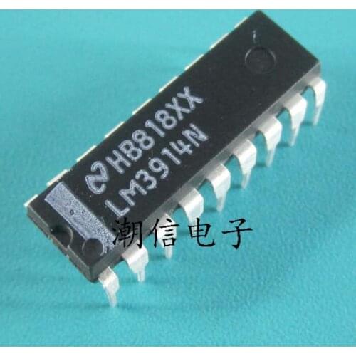10cps LM3914N an LED bar display driver