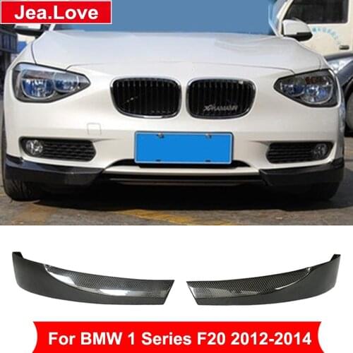 Real Carbon Fiber Car Front Bumper Apron Protector For BMW 1 Series F20 2012-2014 Car Styling Modification Part
