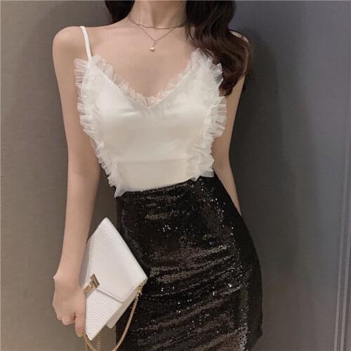 Women Corset Tops V-neck Sling Vest Womens Summer Sleeveless T-shirt Top Short Tank Camis Crop Top For Women