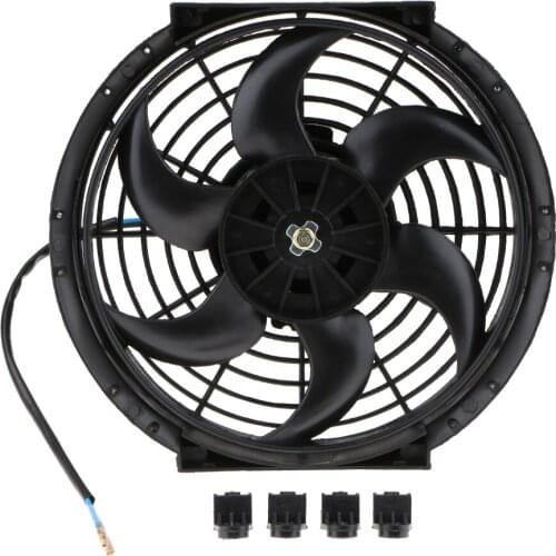 10 inch Universal Fan Push Pull Electric Radiator Cooling 12V 80W Mount Kit