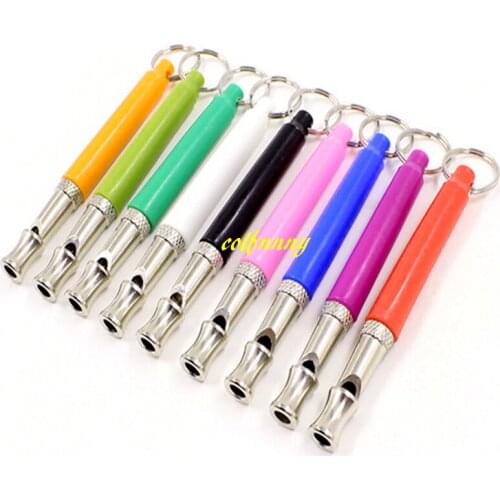 100pcs/lot Fast Shipping Ultrasonic Flute Dog Whistle Pet Puppy Dog Training UltraSonic Supersonic Obedience Sound Whistle