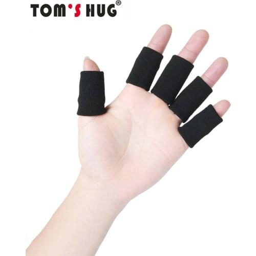 4 Colors / 10 Pcs Finger Protect Guard Toms Hug Brand Elastic Basketball Soccer Volleyball Finger Sports Protection Tools