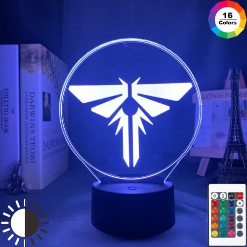Acrylic Light Sign Game The Last of Us 2 Colorful Led Night Light for Bedroom Game Room Decor Usb Battery Powered Desk Lamp
