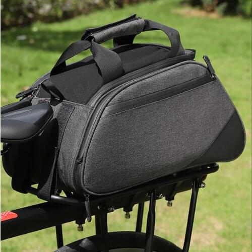 Large Bicycle Rear Seat Bag Bike Cycling Pannier Rack Carrier Trunk Bag