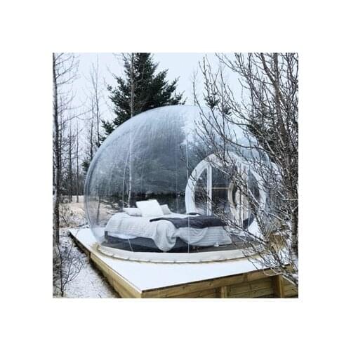 Fast Delivery Inflatable Bubble Dome Tent With Fan 3M 4M 5M Dia Igloo House Tent Clear Bubble House Hotel Popular Bubble Tree
