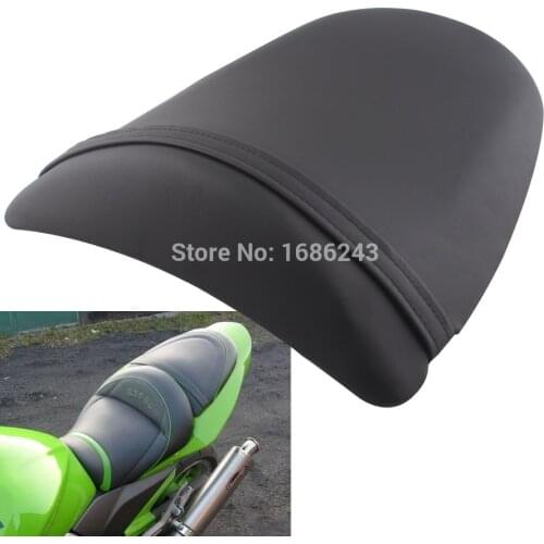 Black Rear Pillion Passenger Seat Fits For Kawasaki Z1000 2003 2004 2005 2006 ZX6R ZX636 2003-2004 Z750 2004-2006 New