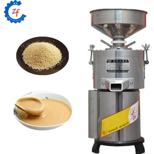 220V electric peanut grinder machine automatic sesame peanut nut paste butter grinding machine