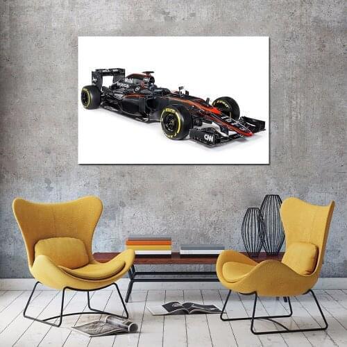 Formula1 McLaren MP4-30 Racing Car Posters and Prints Wall Art Canvas Painting Wall Picture For Living Room Decor