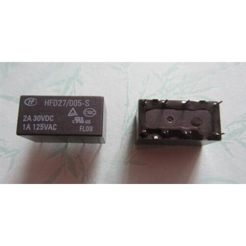 HOT NEW relay HFD27/005-S 5VDC HFD27/005-S-5VDC HFD27-005-S HFD27 005-S 5V DIP8