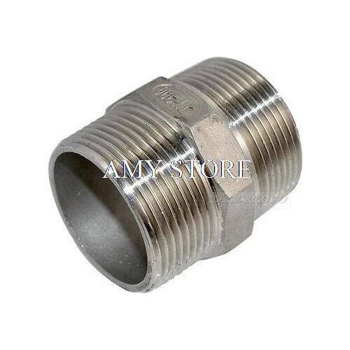 Nipple 2" Male x 2" Male 304 Stainless Steel threaded Pipe Fitting NPT