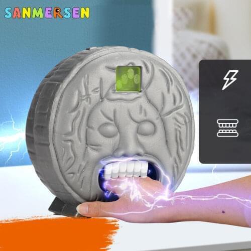 NEW Funny Electric Shocker Real Micro Polygraph Test Tricky Joke Prank Liar Shock Truth Board Games for Children Adult Toys