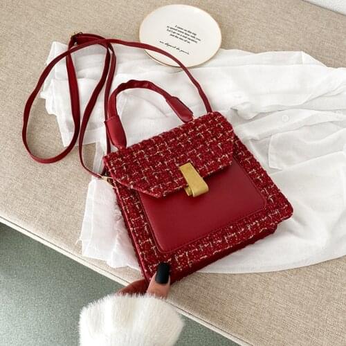 Solid Color Shoulder Messenger Bag Fashion Simple PU Leather Crossbody Bags Women Handbags Totes Bags Clutch Bag