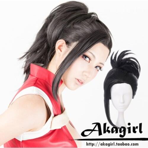 Sixth Cosplay Wig My Hero Academia Boku no Hiro Wig Akademia Momo Yaoyorozu Black Cosplay prop