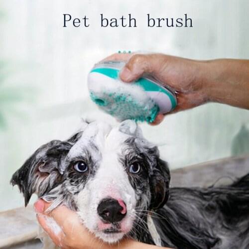 Pet Dog Cat Bath Brush Hair Removal Comb Grooming Tools Soft Cleaning Massage Shower Hair Small Medium Large Pet Dog Accessories