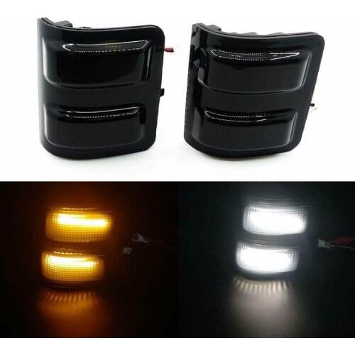 Car Rearview Mirror Light LED Switchback Side Mirror Lights for Ford F150 F250 F350 F550 Auto Rearview Mirror Turn Signal Bulb