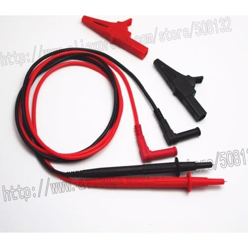 Silicone Lantern Tip Test lead 4mm Banana Plug With Alligator clip clips probe