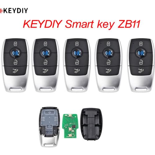 KEYDIY Universal Smart Key ZB11 for KD-X2 KD900 Mini KD Car Key Remote Replacement Fit More than 2000 Models