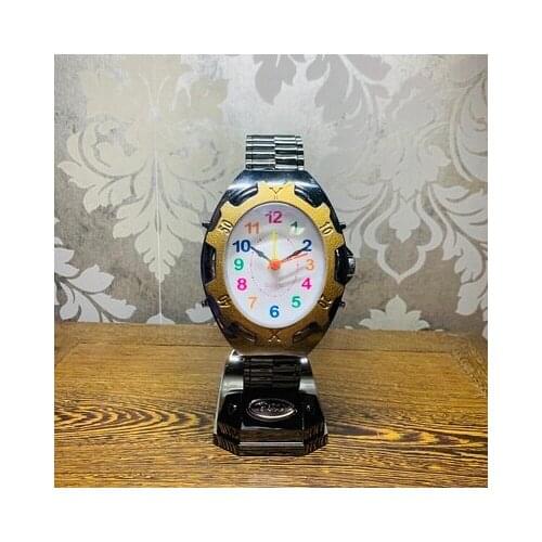 Vintage Desk Alarm Clocks Classical Royalty Living Room TV Cabinet Desk Imperial Furnishing Creative Sit Pendulum Retro Clock