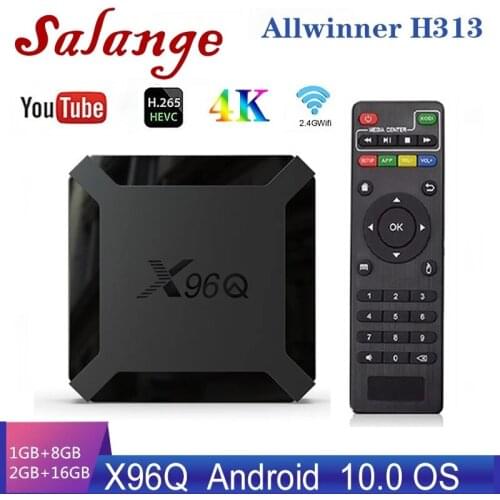 X96Q Smart Box Android 10.0 TV Box Allwinner H313 Quad Core 2GB 16GB Support 4K Netflix Youtube X96 Q Set Top Box Media Player