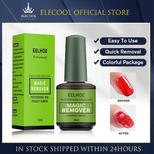 15ml Manicure Removal Liquid For Removals Soak-Off Gel Polish Gel UV LED Soak Off Nails Cleaner Nail Product Remover