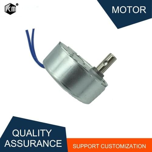 110V 220V AC Micro Synchronous Geared Motor 50Hz 60Hz Oscillating Fan Motor Microwave Oven Mini AC Motor 0.9~70rpm