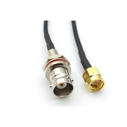20pcs /50pcs BNC female TO SMA male Coax RG174 Cable
