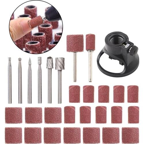 29x Drum Sanding Kit - Fits Rubber Sanding Drum Set 1/2 Inch 1/4