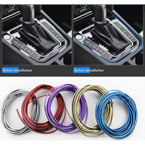 5M interior shape trim 3D line dashboard door edge Car accessories for Chevrolet Cruze TRAX Aveo Lova Sail EPICA Captiva Malibu