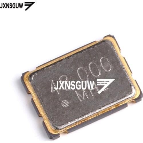 10PCS SMD active crystal oscillator 7050 48.000MHz 25PPM 3.3V 5*7mm 4 feet 5070 resonator