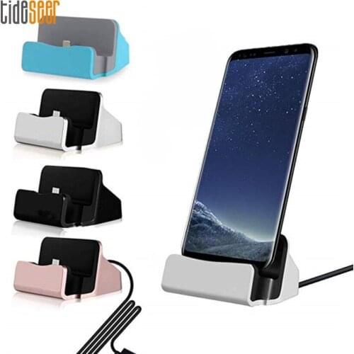 USB Type-C Charge Docking Station Stand Charger Phone Holder for Samsung Galaxy S8 S9 Plus Oneplus 6 Xiaomi Redmi K20 Pro