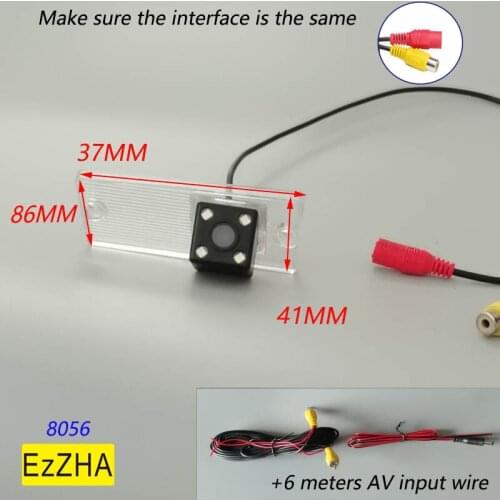 EzZHA HD Wireless Car CCD Rear Camera 4 8 12 led Night Vision For Kia Sportage 2000-2006 2007 2008 2009 2010 2011 2012