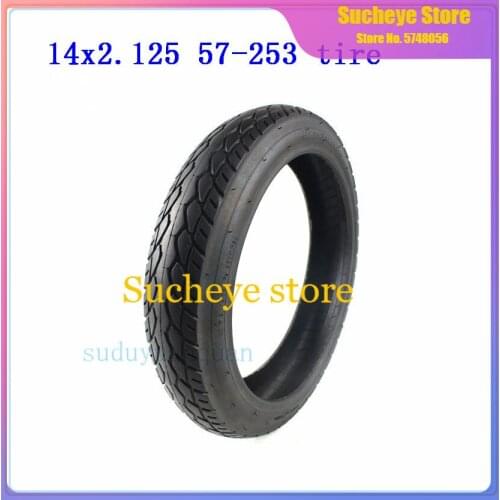 Good Quality 14x2.125 Tyre Inner Tube 14*2.125 Tube Tire for E-bike Tyre Antiskid Tyre Electric Bicycle Tire Lightning Shipment