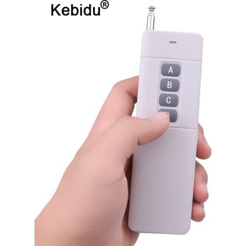 Kebidu 1000M 433MHz Wireless RF Remote Control 4 Keys Copy Cloning Remote Controller Electric Duplicator Garage Door