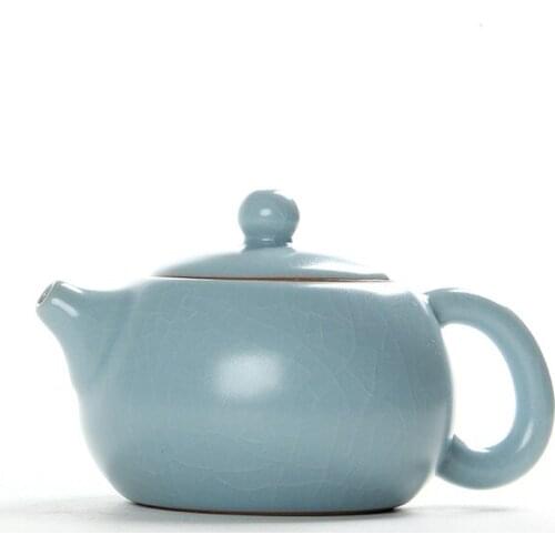 Chinese-Style Ceramic Kung Fu Teapot Single Product Porcelain Pot Small Teapot Spout Lid Jug Pitteapot Ceramic jug water jug